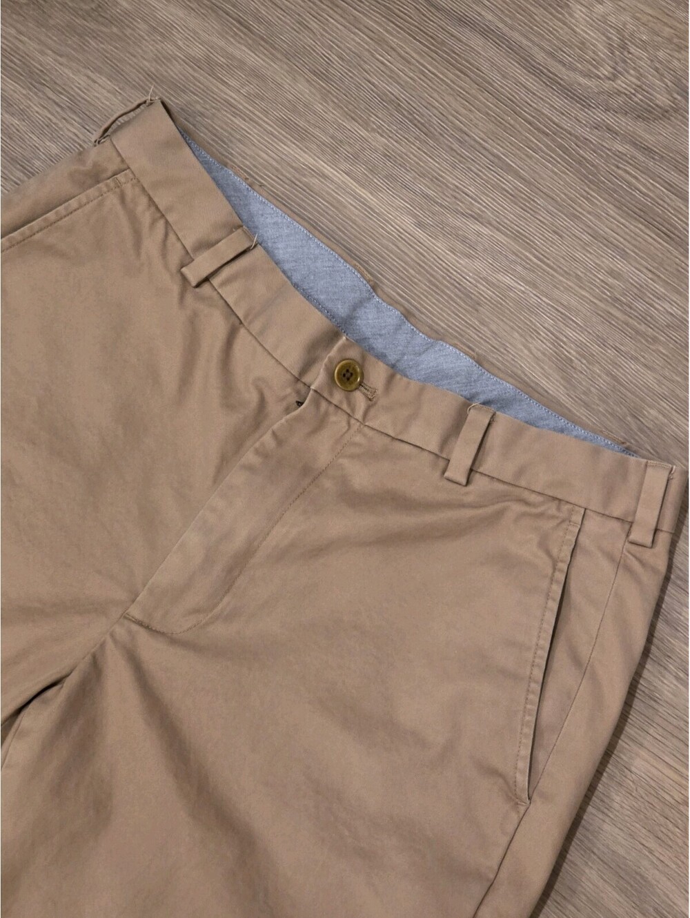 Brooks Brothers Clark Fit Supima Cotton Chino Pants Mens 34x30 Tan Khaki